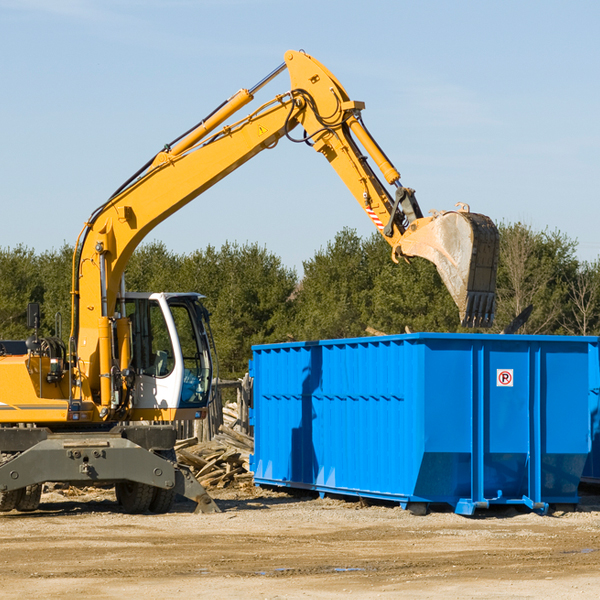 what size residential dumpster rentals are available in Concordia